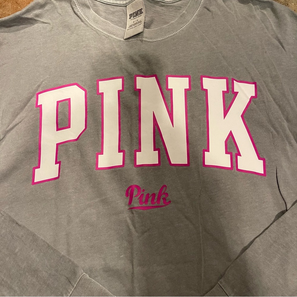 PINK oversized long sleeve tee - Picture 2 of 3